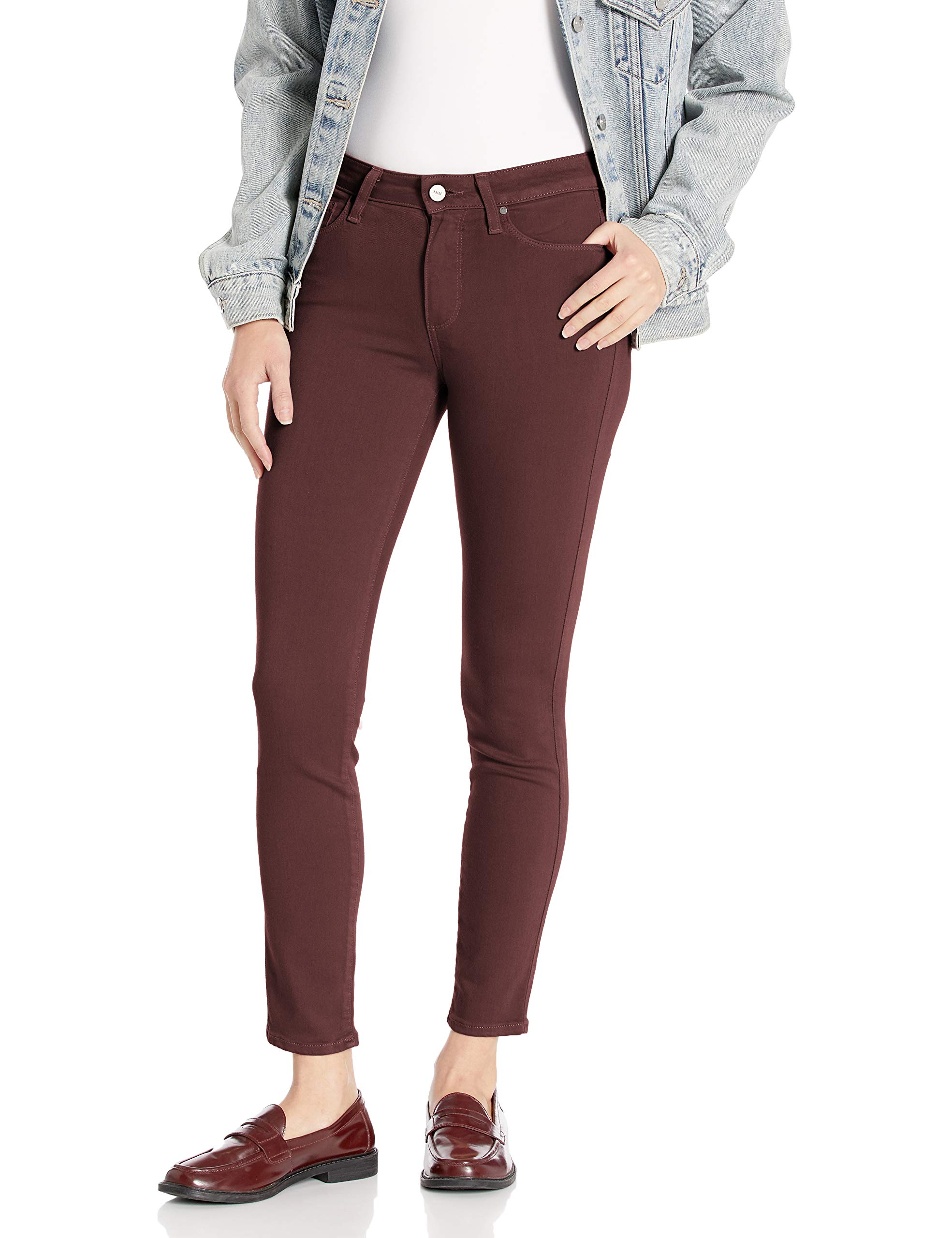 PAIGE Women's Hoxton High-Rise Ankle Skinny Jeans - Stretch Denim Pants for Casual Wear & Night Out | Perfect for Work, Date Night & Everyday Style
