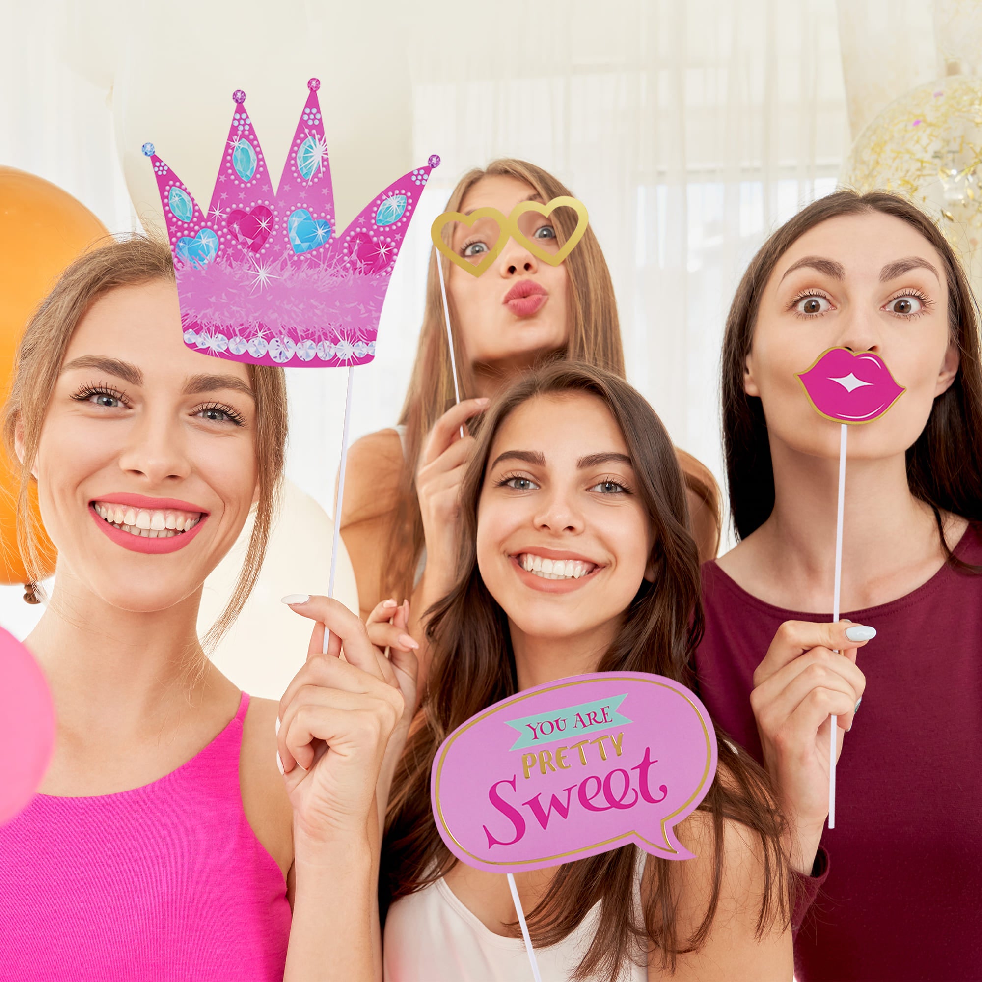 8 Carat 12-Piece Princess Photo Props Set for Birthday Party, Baby Shower & Wedding Photography - Perfect for Kids, Babies & Bridal Portraits