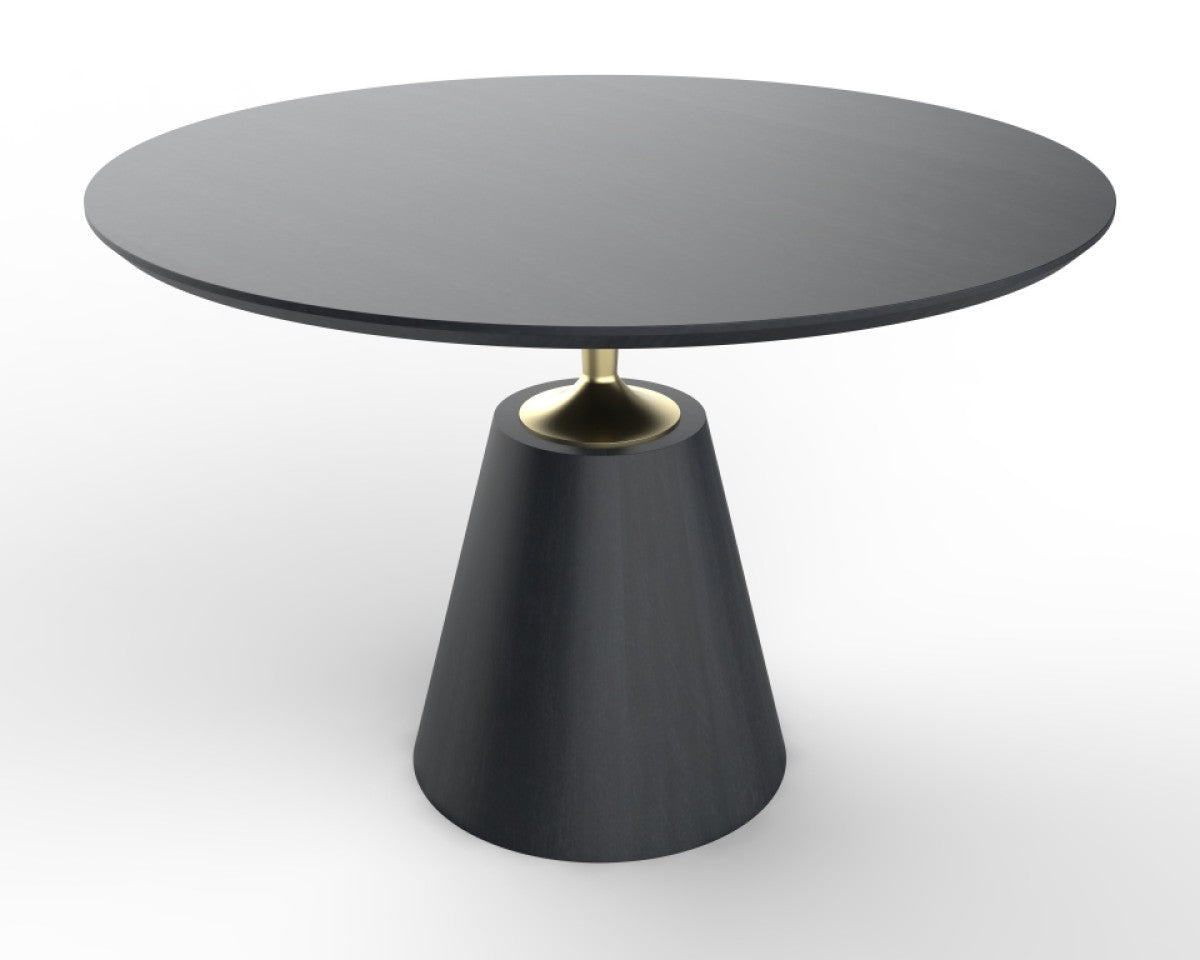 Modern Black Dining Table - Elegant & Durable for Kitchen, Dining Room, or Small Space | Perfect for Family Meals & Entertaining Guests