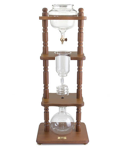 Premium Yama Cold Drip Tower Coffee Maker - 32oz Glass Carafe for Smooth Cold Brew - Perfect for Home Baristas & Coffee Shops - Ideal for Iced Coffee, Cocktails & Specialty Drinks