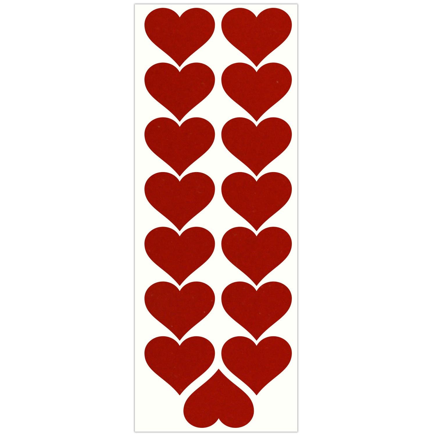 LiteMark 1.5 Inch Reflective Heart Stickers - Waterproof Vinyl Decals for Laptops, Phones, Cars & DIY Crafts - Perfect for Valentine's Gifts, Couple Accessories & Personalizing Devices