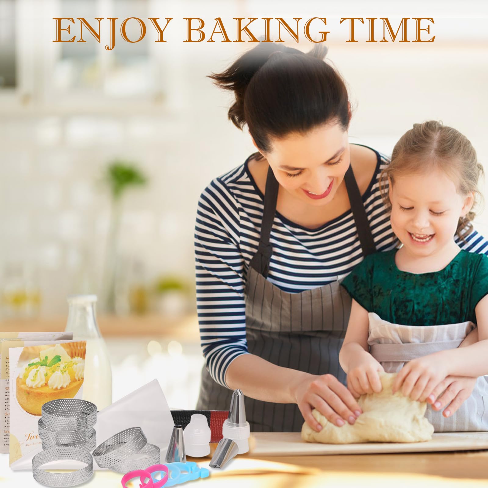 French Tart Baking Kit for Adults - Complete Baking Gift Set for Women - Perfect Birthday & Unique Gift Idea - Beginner-Friendly Tart Baking Tools & Accessories - Ideal for Home Baking, Holiday Gifts & Special Occasions