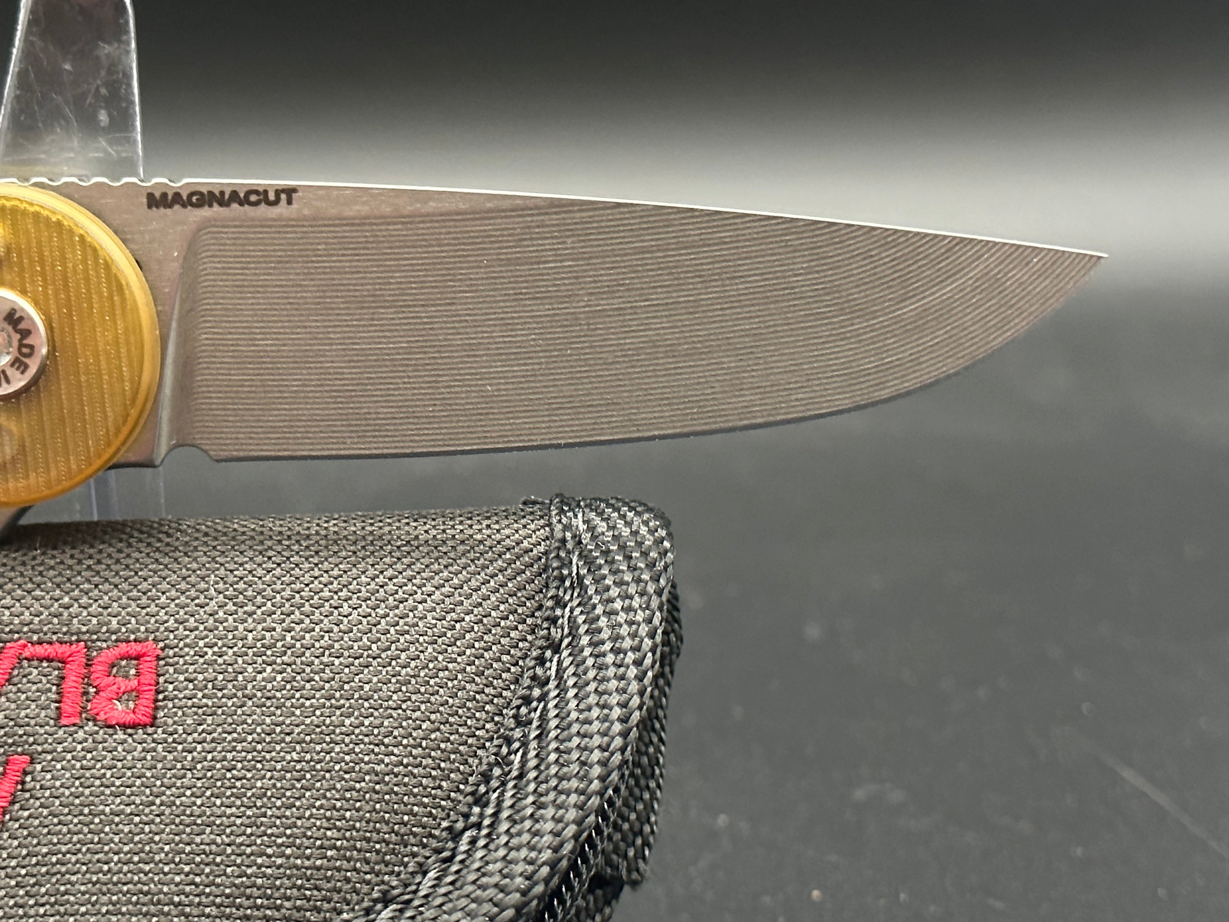 American Blade Works Model 1 V6 Magnacut Ultem Folding Knife - Premium EDC Pocket Knife for Outdoor, Camping & Everyday Carry | Tactical Survival Tool for Hiking, Hunting & Self Defense