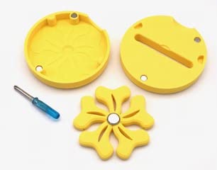 Purple Hobbies Magnetic Thread Cutter for Rotary Blades - 45mm Yellow Blade with Protective Case | Perfect for Sewing, Quilting & Fabric Cutting Projects