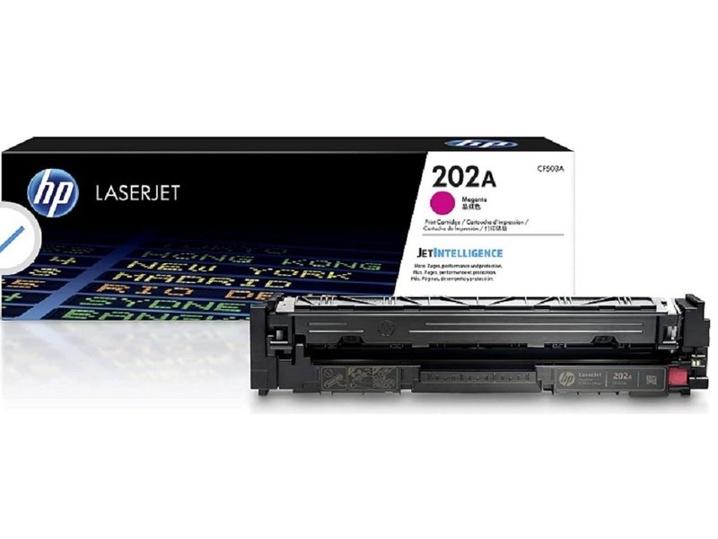 HP 202A Magenta Toner Cartridge - Compatible with HP M254 M280 M281 Printers | High-Quality Replacement for Home & Office Printing