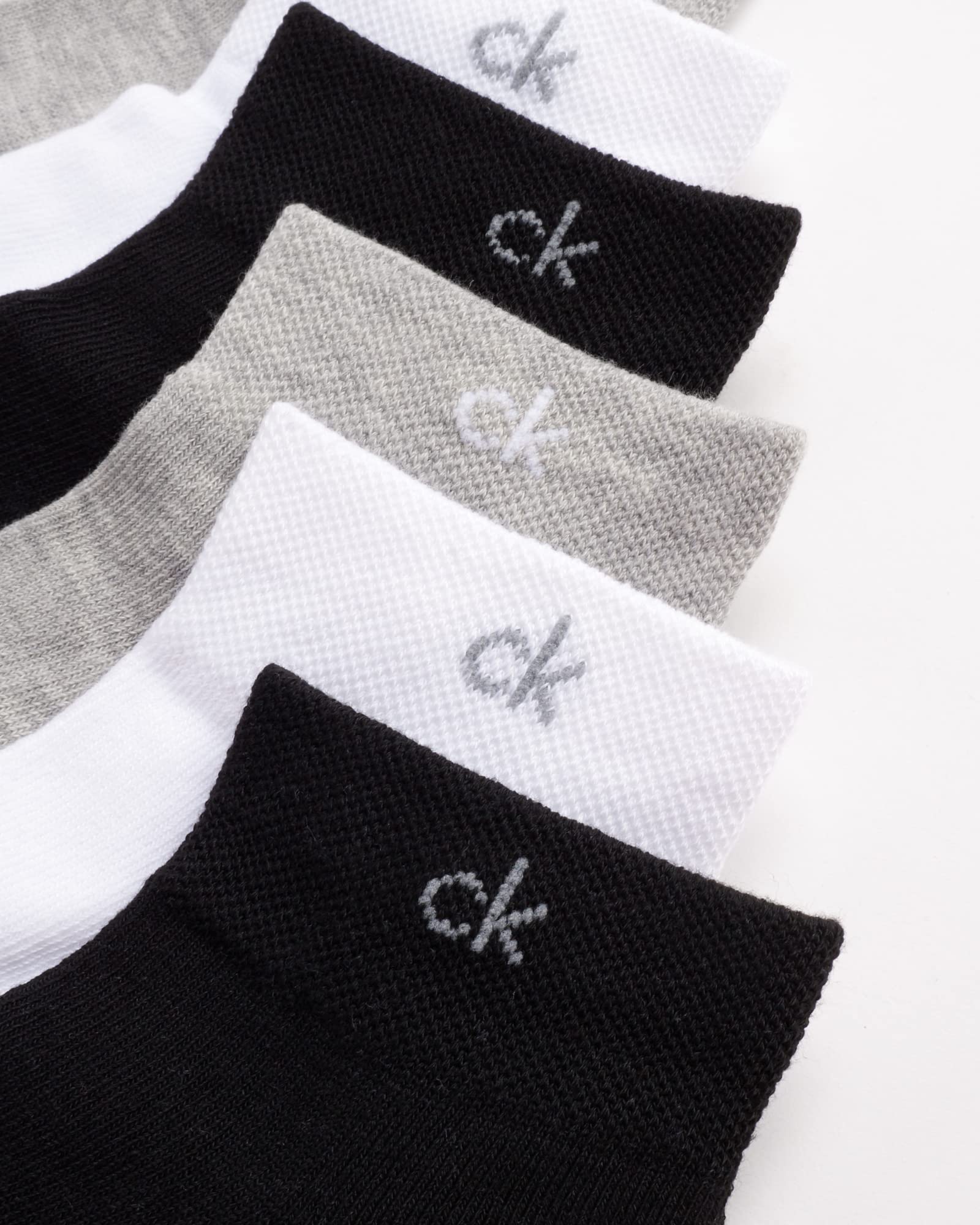 Calvin Klein Women's Quarter Socks - 12 Pack Cushioned Athletic Ankle Socks for Running, Gym & Workout - Breathable Comfort Socks for Women (Size 4-10) | Perfect for Sports, Yoga & Daily Wear