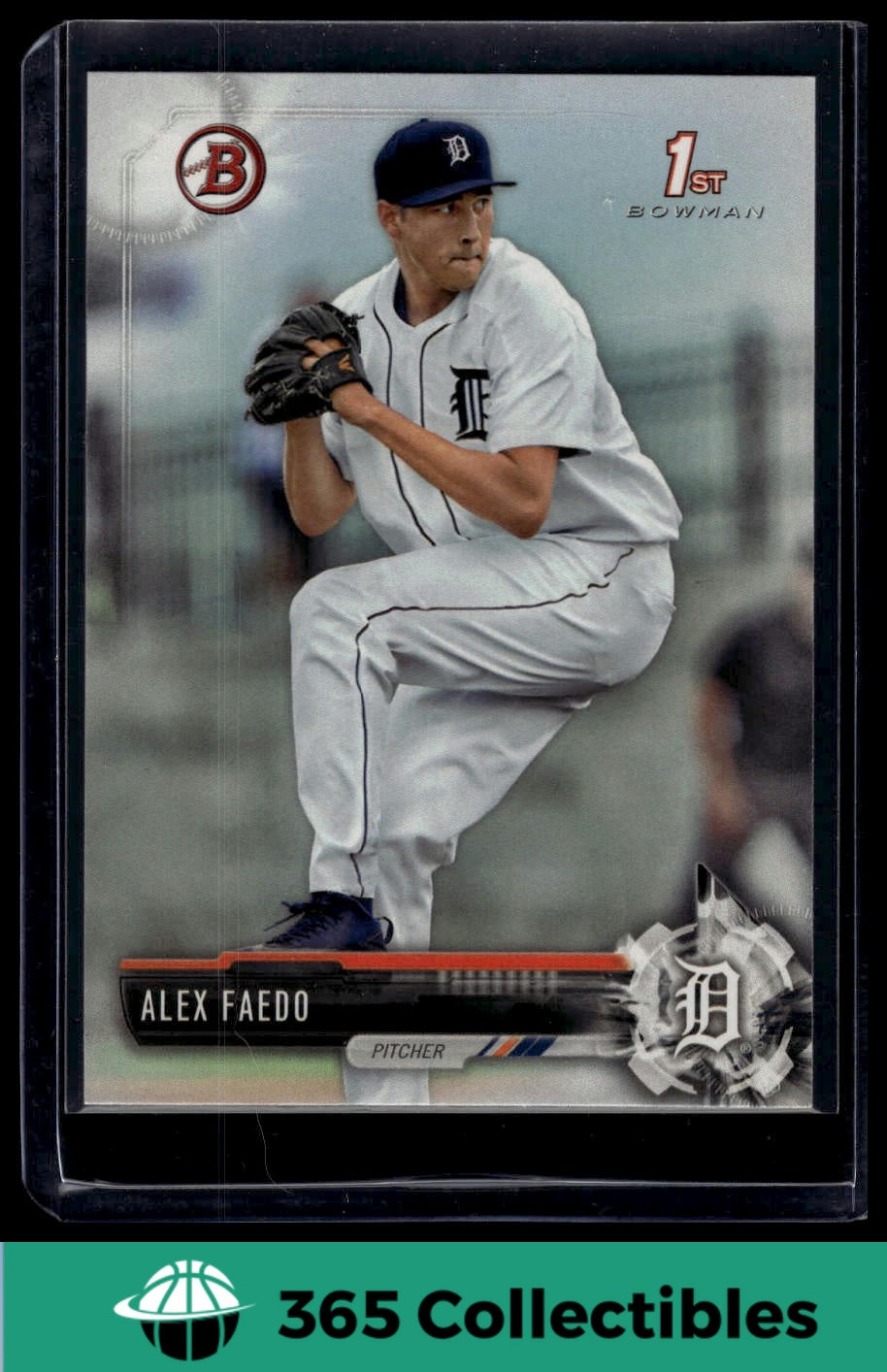 2017 Bowman Draft Alex Faedo #BD 15 Baseball Card - Detroit Tigers Rookie - Perfect for Collectors & Sports Memorabilia Fans