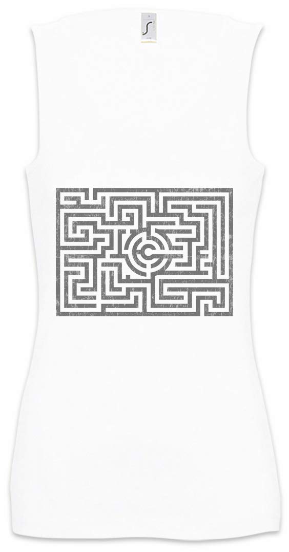 Urban Backwoods Maze Women's Tank Top - Breathable Gym Shirt for Fitness Training & Workouts - Perfect for Yoga, Running & Activewear