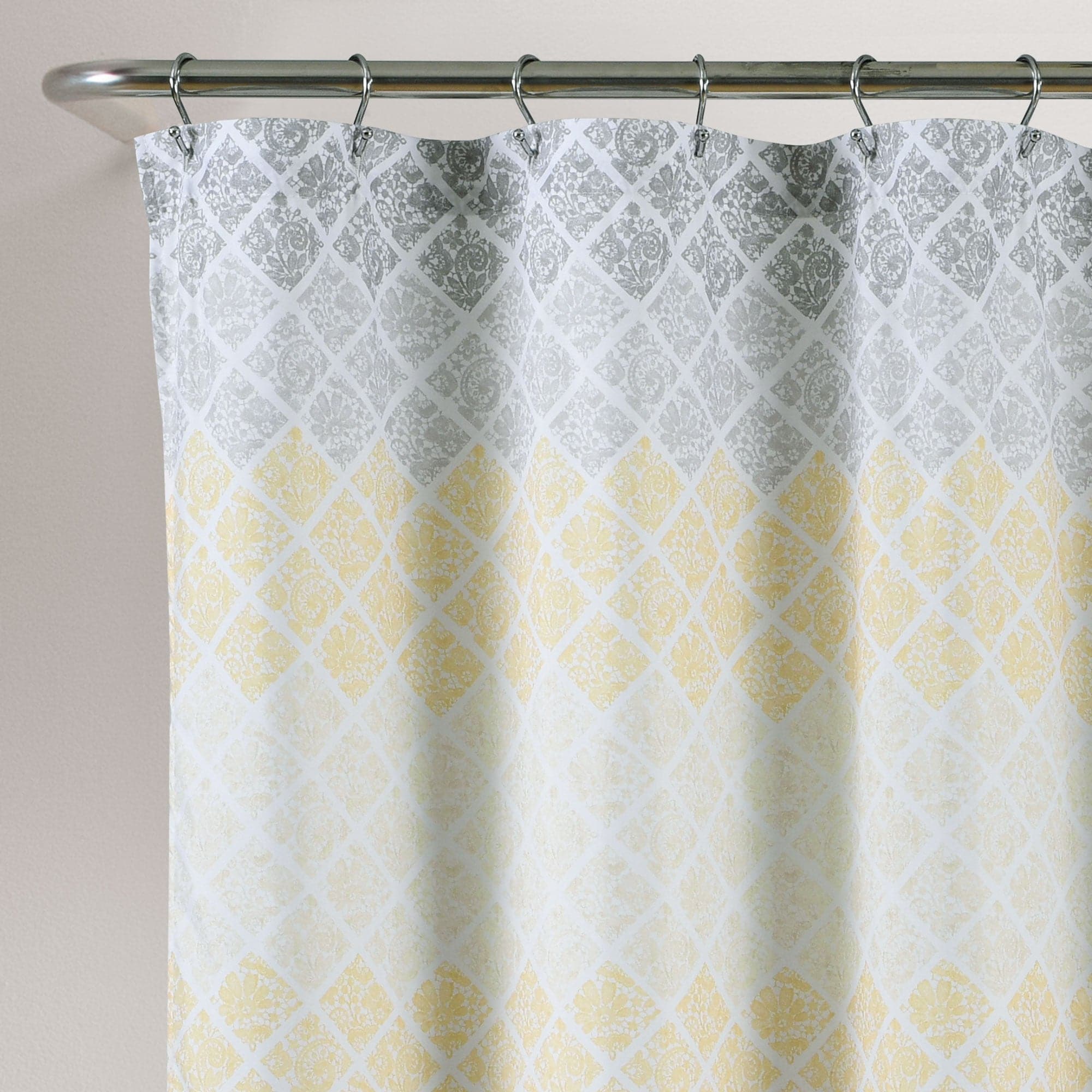 Elegant Medallion Ombre Shower Curtain - Waterproof Bathroom Decor for Modern Homes | Perfect for Spa-Like Showers & Luxury Bathrooms