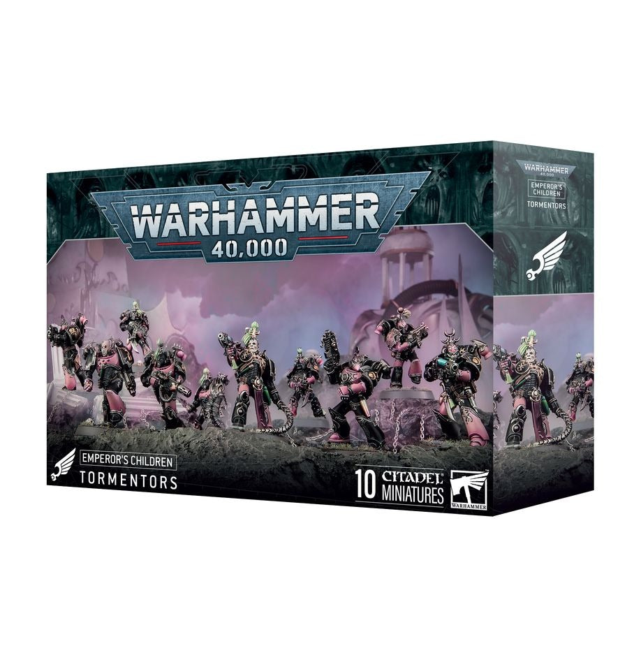 Warhammer 40K Emperor's Children Tormentors Miniatures - Chaos Space Marines Tabletop Game Figures for Wargaming & Collecting