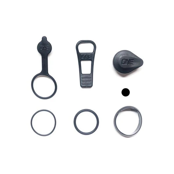 OneUp EDC Pump Seal O-Ring & Cap Replacement Kit - Compatible with Bike Tire Inflators & Air Pumps - Perfect for Mountain Biking, Road Cycling & Outdoor Adventures