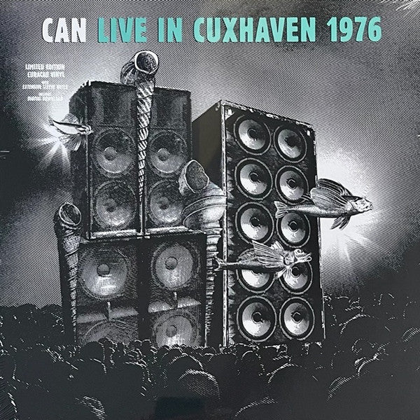 Can Live In Cuxhaven 1976 Blue Vinyl Record - Limited Edition Collector's Vinyl LP - Perfect for Music Enthusiasts & Vintage Vinyl Collectors