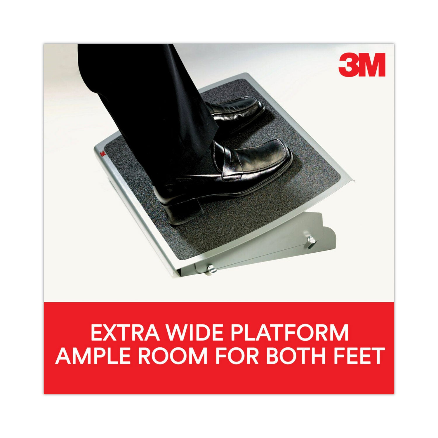 3M™ Adjustable Steel Footrest with Nonslip Surface - 22