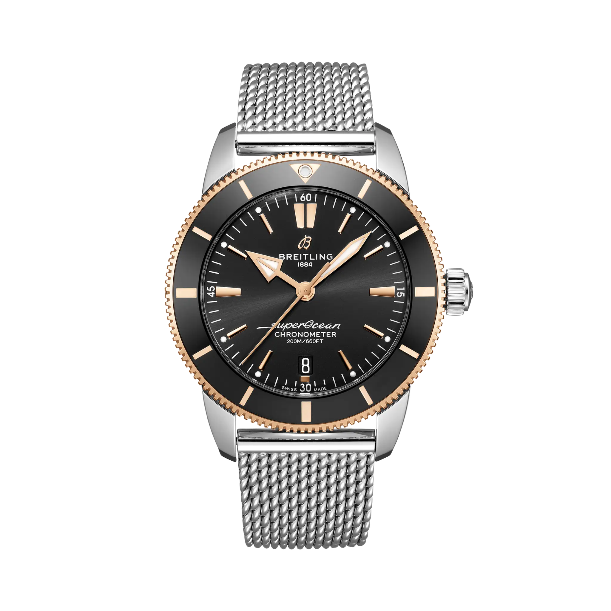 Breitling Superocean Heritage B20 Automatic 44mm Men's Luxury Dive Watch UB2030121B1A1 - Perfect for Water Sports, Professional Diving & Everyday Wear