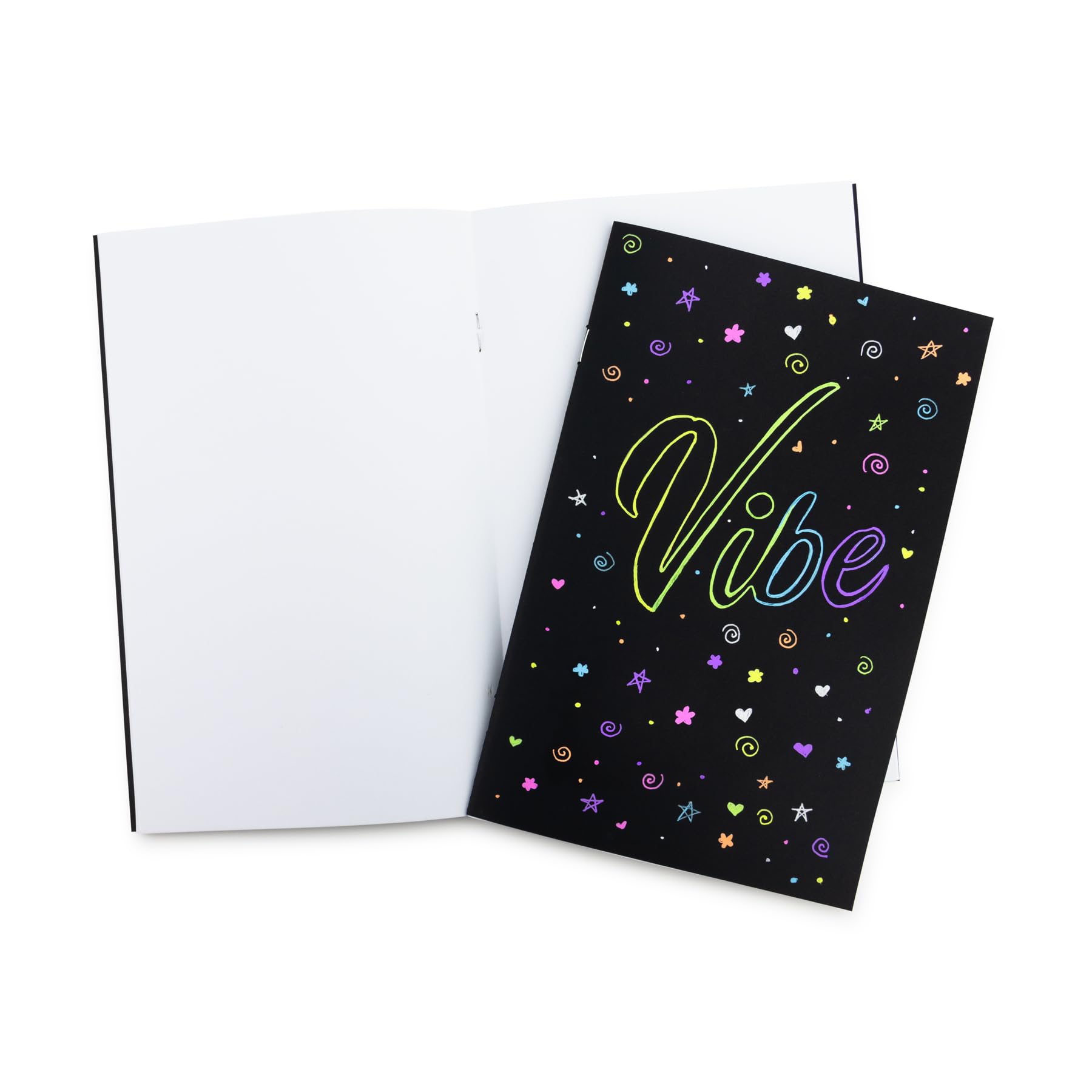 Hygloss 8.5x11 Blank Books 24 Pack - Black Sketchbook for Drawing, Journaling & Crafts