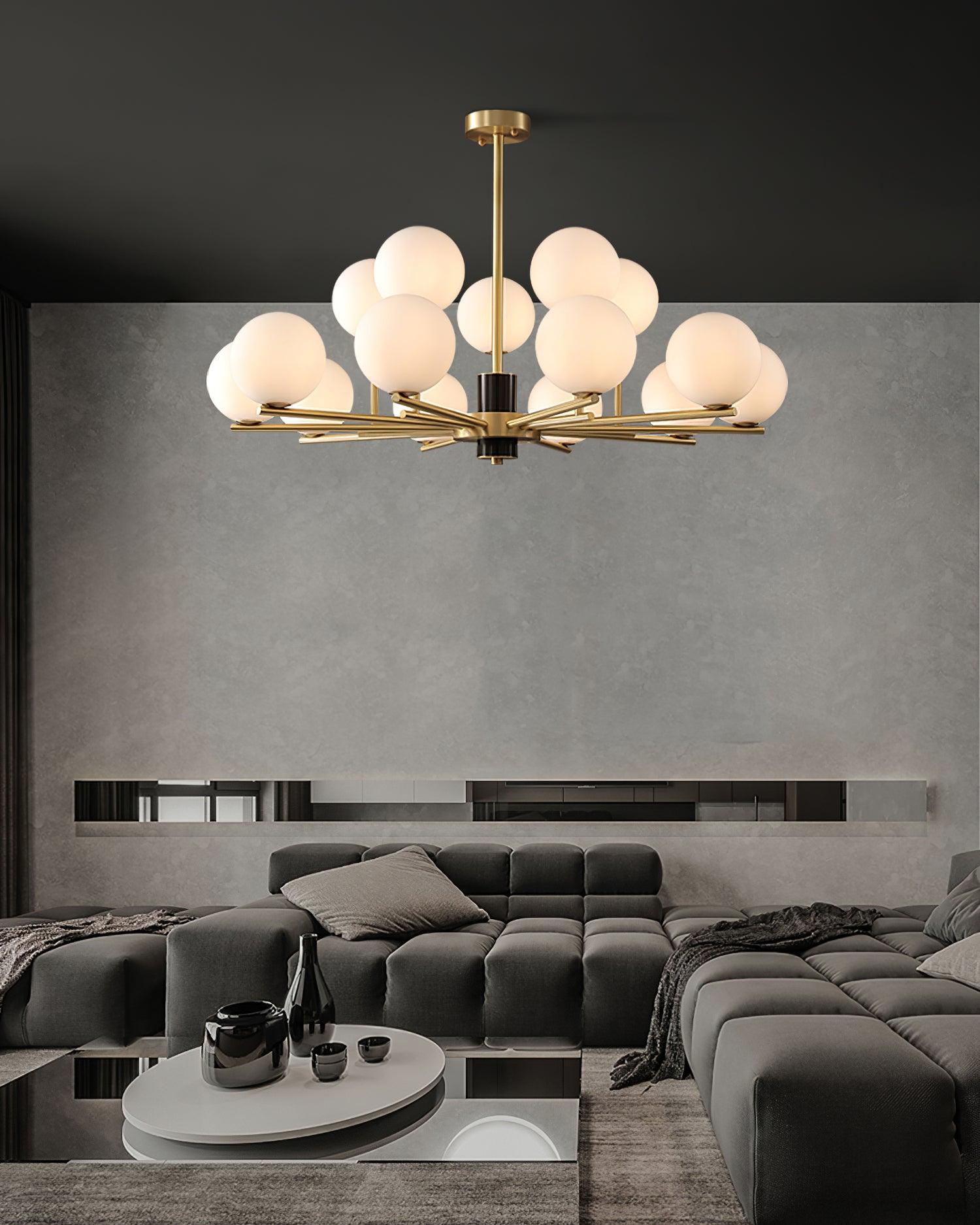 Marais Chandelier - Modern Crystal Ceiling Light Fixture for Dining Room, Living Room & Bedroom | Elegant Lighting Decor for Home & Office