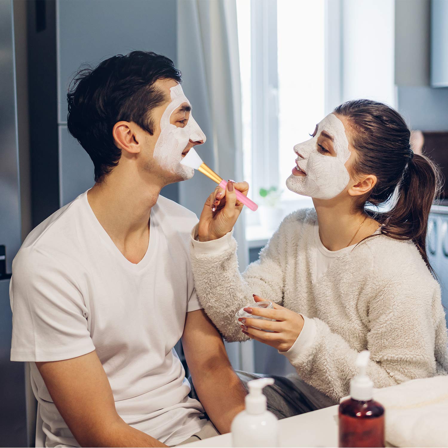 20-Piece Soft Silicone Facial Mud Applicator Set - Clay Mask Brush Tools for Skincare, Sleeping Mud Mask, Hairless Body Lotion & Butter Application - Perfect for Spa, Home Beauty Routine & Professional Salon Use