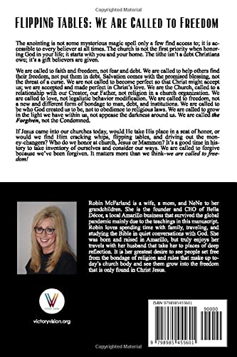 Flipping Tables: Called to Freedom - Inspirational Christian Book for Personal Growth & Spiritual Freedom | Perfect for Bible Study, Small Groups & Devotional Reading
