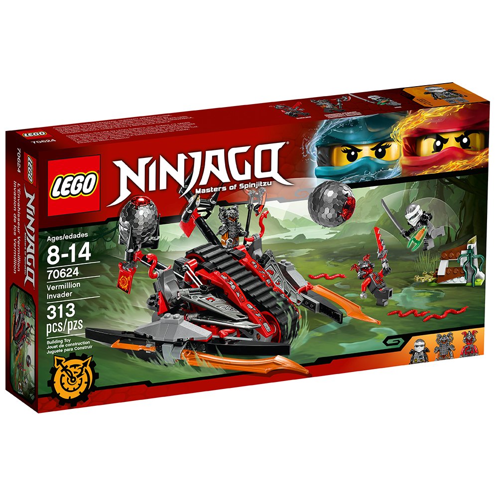 LEGO NINJAGO Vermillion Invader 70624 Building Set - Ninja Action Toy for Kids Ages 7-12 | Creative Play & Collectible Gift for Boys & Girls | Perfect for Birthday Parties & Role-Playing Adventures
