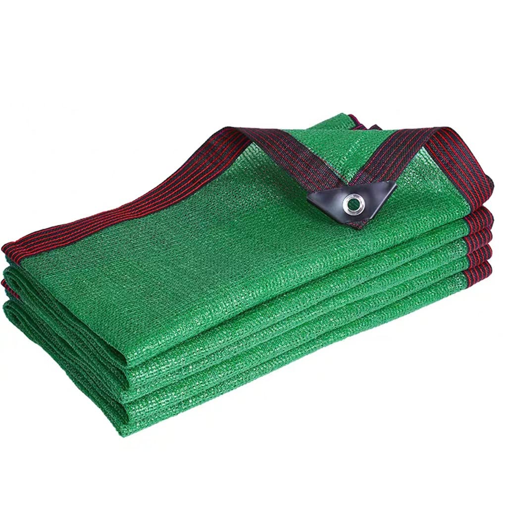 Premium Green Shade Cloth with Rustproof Grommets - 5m x 6m UV Blocking Mesh for Sun Protection | Ideal for Greenhouse, Garden Plants, Patio, Lawn & Outdoor Shade Solutions