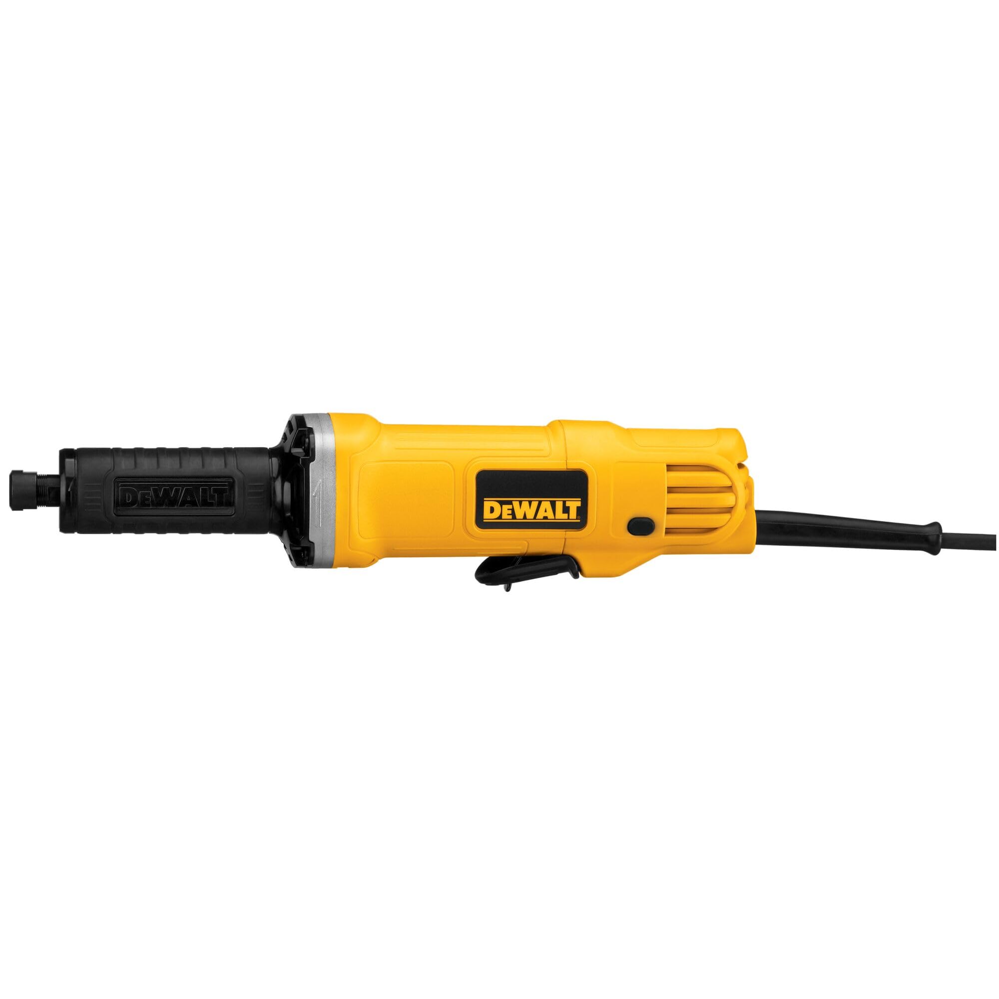 DEWALT DWE4887 4.2-Amp 1-1/2-Inch Corded Die Grinder with 25,000 RPM for Metalworking, Wood Carving, and DIY Projects - AC/DC Capacity Power Tool for Professional and Home Use