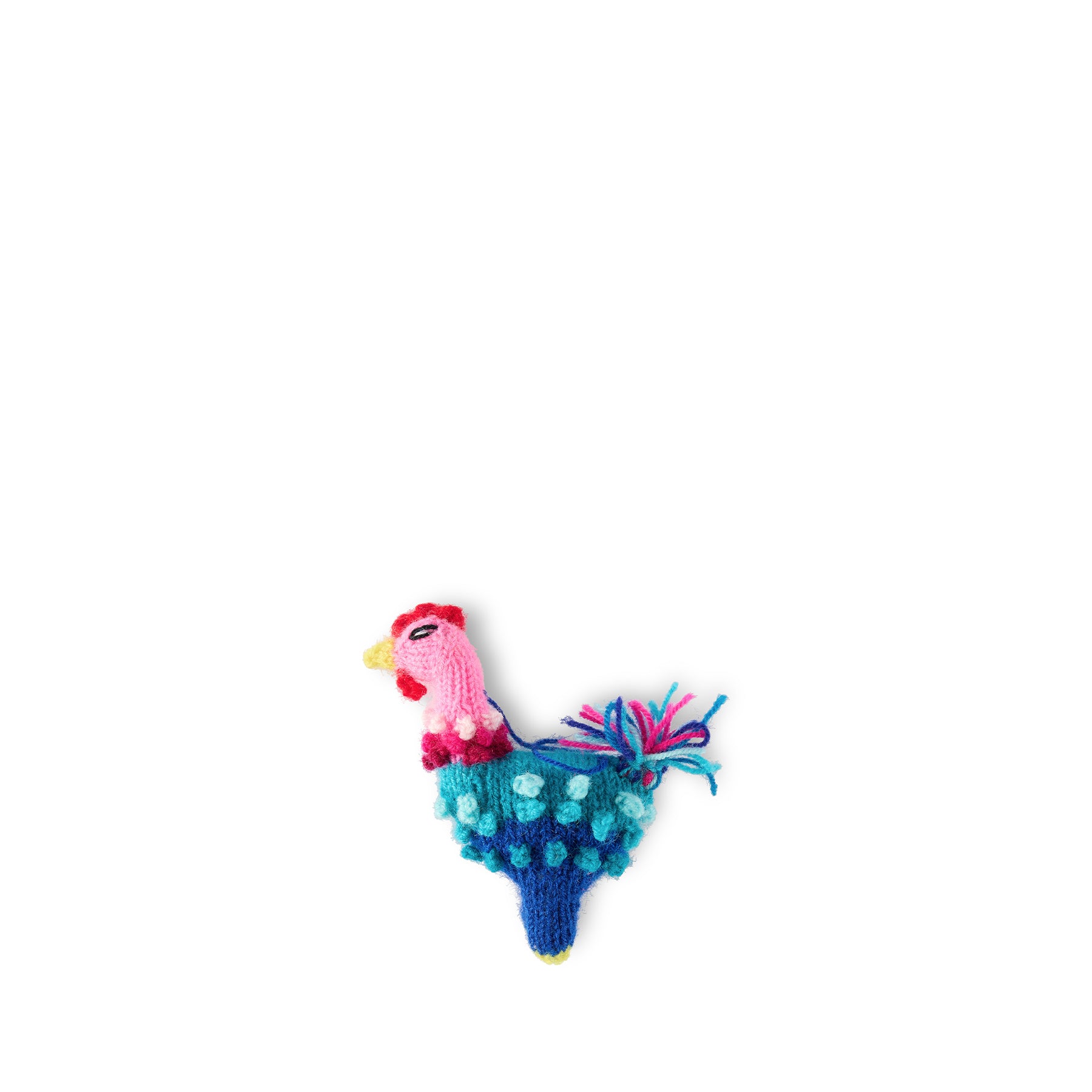 Handmade Knit Chicken Ornament - Cute Farmhouse Christmas Decor for Tree, Gift, and Home Decoration | Perfect for Holiday, Party, and Seasonal Festive Decor