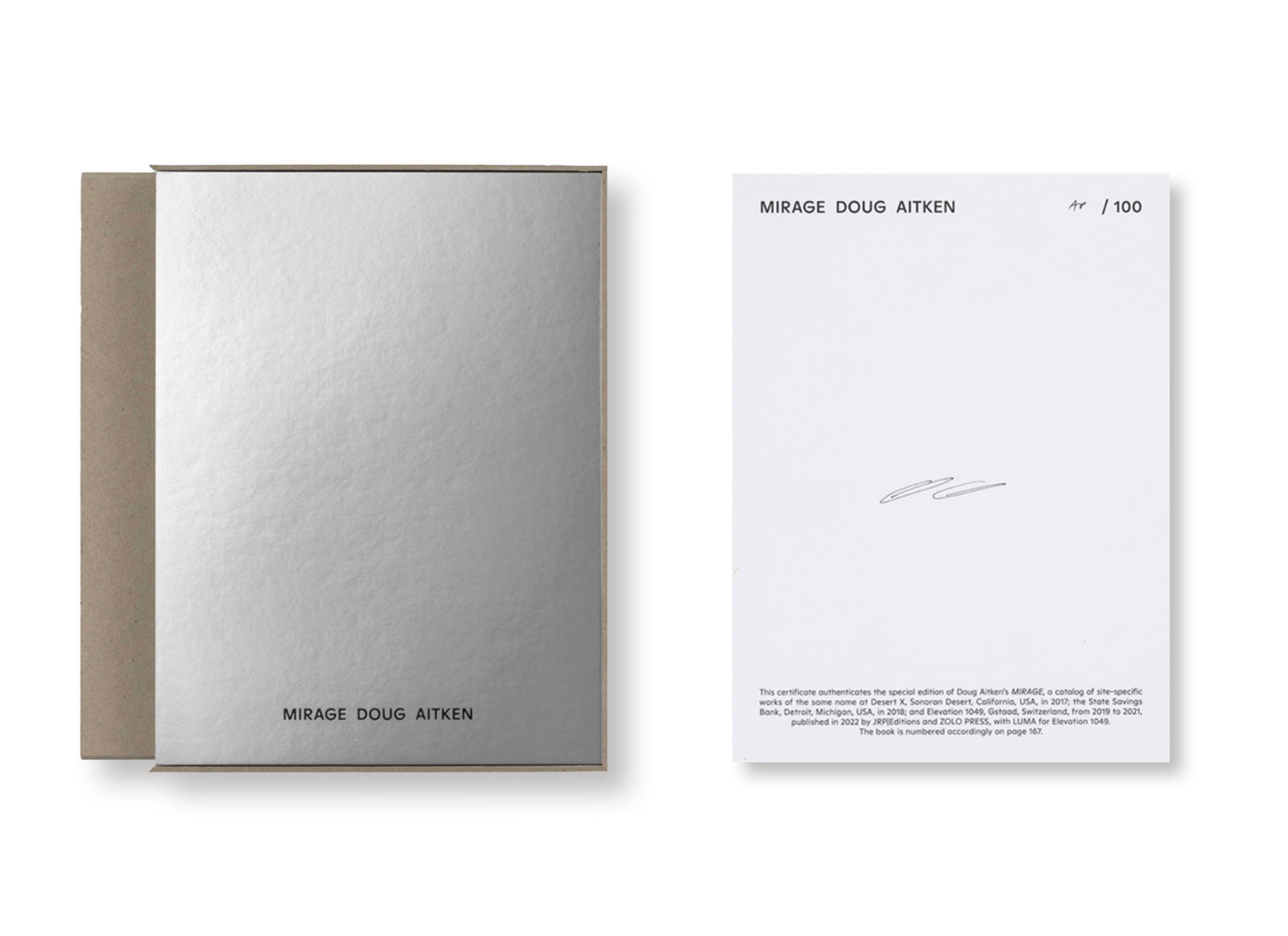 MIRAGE by Doug Aitken - Limited Special Edition Art Book | Contemporary Art Collection, Artist Monograph | Perfect for Art Lovers, Collectors & Home Decor