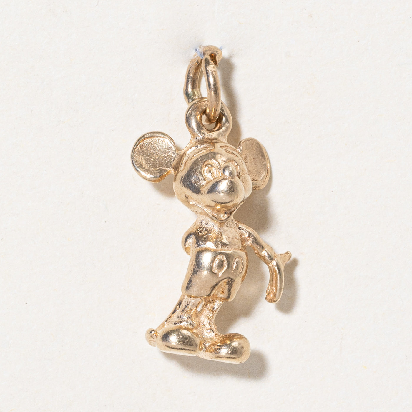 14K Yellow Gold Mickey Mouse Charm Pendant - Disney Jewelry for Women & Girls - Perfect for Gifts, Necklaces & Bracelets - Birthday, Christmas & Disney Theme Parties