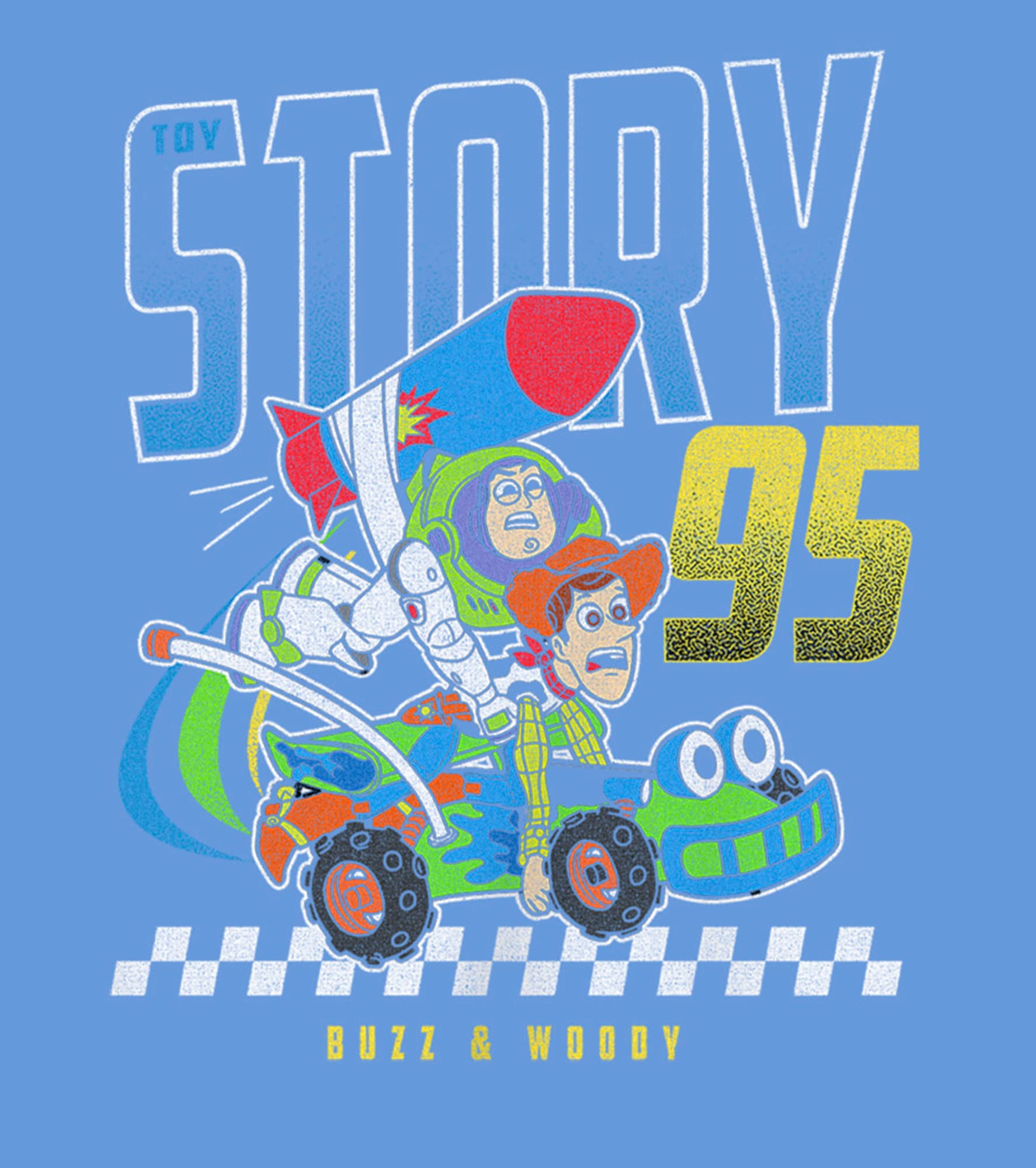 Disney Pixar Kids' Fast RC Car Graphic T-Shirt - Soft Cotton Tee for Boys & Girls - Fun Playtime & Birthday Gift