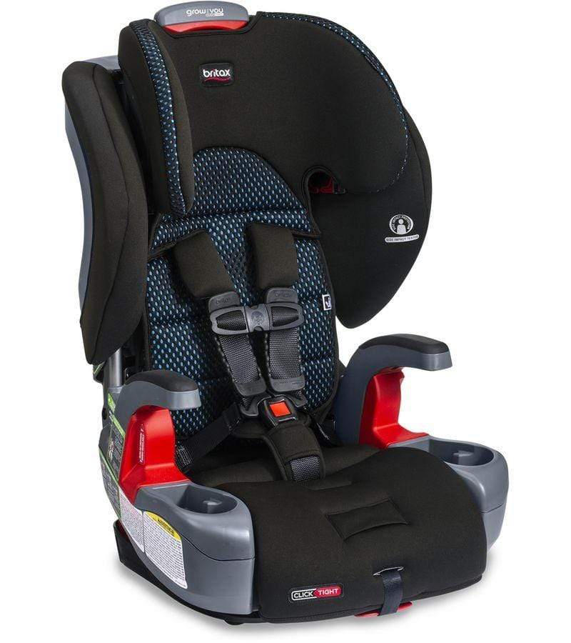 Britax Grow With You Clicktight Booster Car Seat - Safe & Adjustable for Kids 3-12 Years - Perfect for School, Travel & Family Road Trips