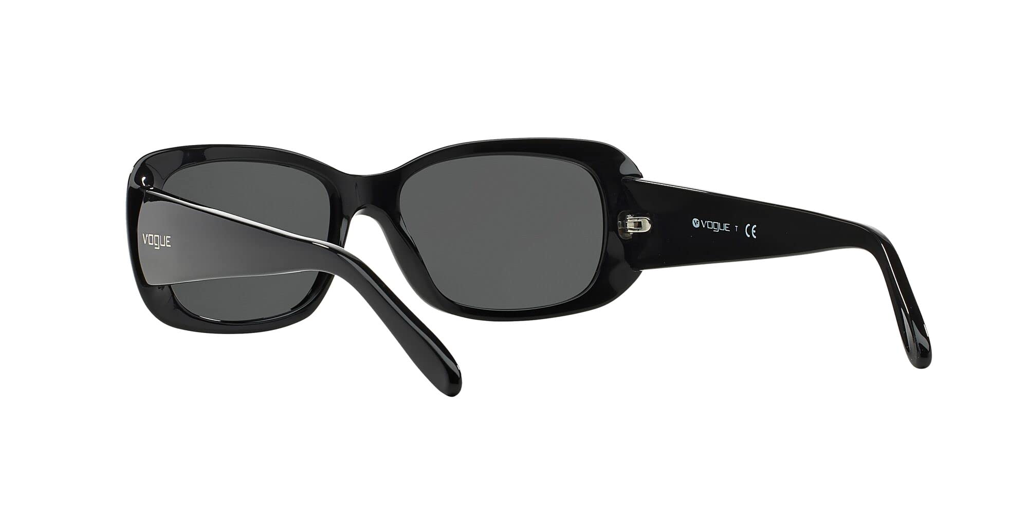Vogue Women's Sunglasses - Dark Havana Frame with Polarized Brown Gradient Lenses (55MM) | UV Protection & Fashion Eyewear for Outdoor Activities, Beach, Driving & Summer Style