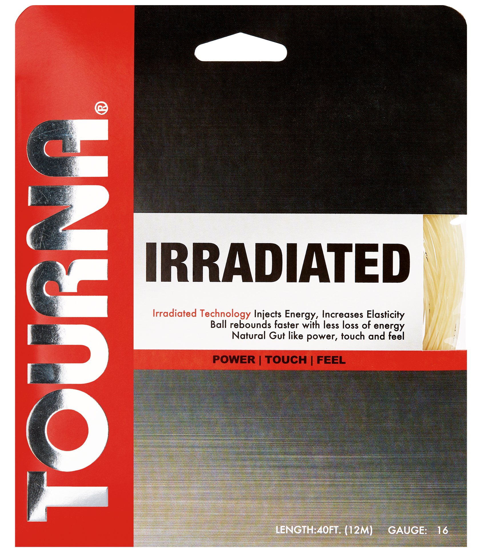 Tourna Irradiated Tennis String - High Performance Polyester String for Tennis Rackets | Durable & Spin-Friendly for Competitive Play & Training