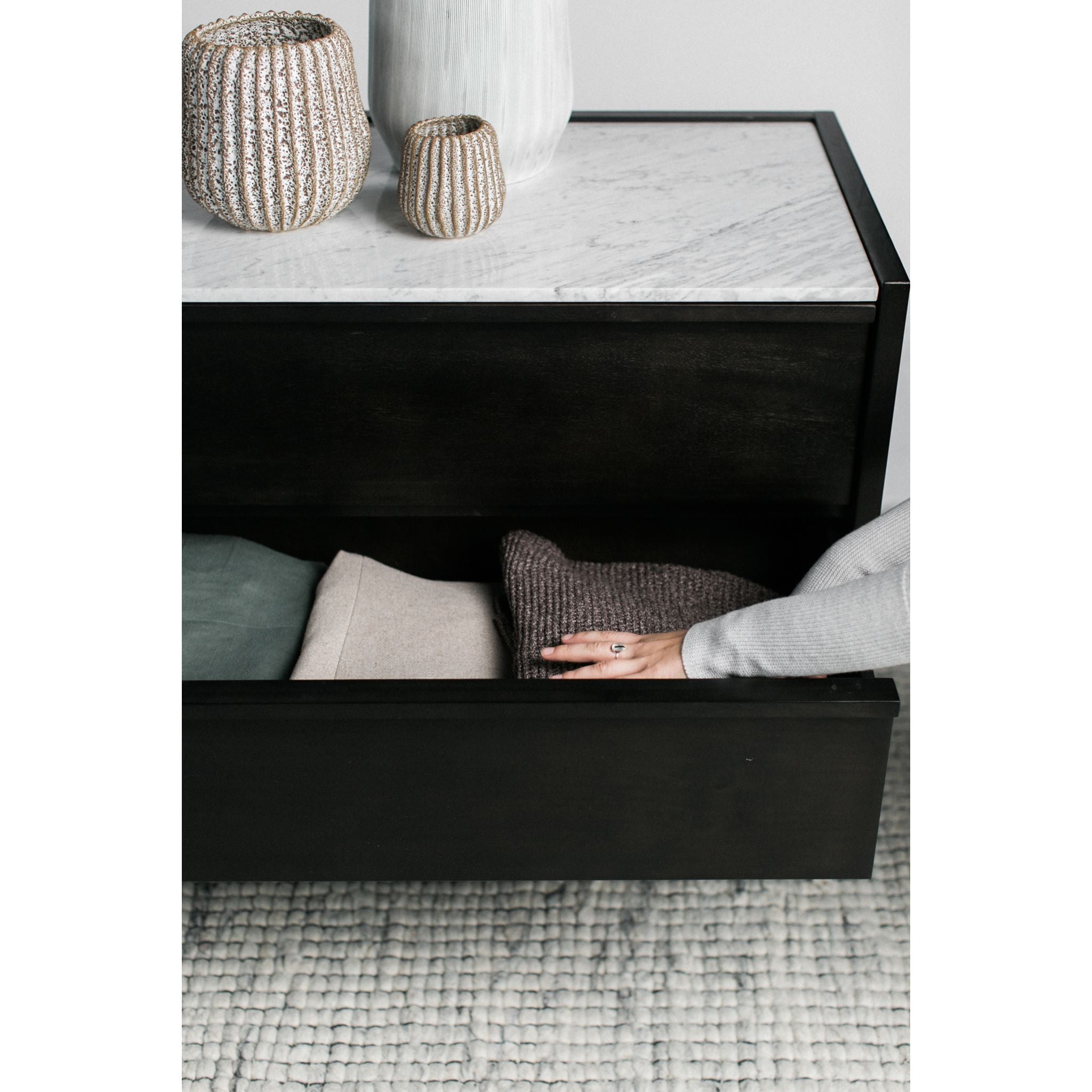 Ashcroft Dresser - Dark Grey 5-Drawer Chest for Bedroom & Closet Organization | Modern Storage Solution for Home & Office