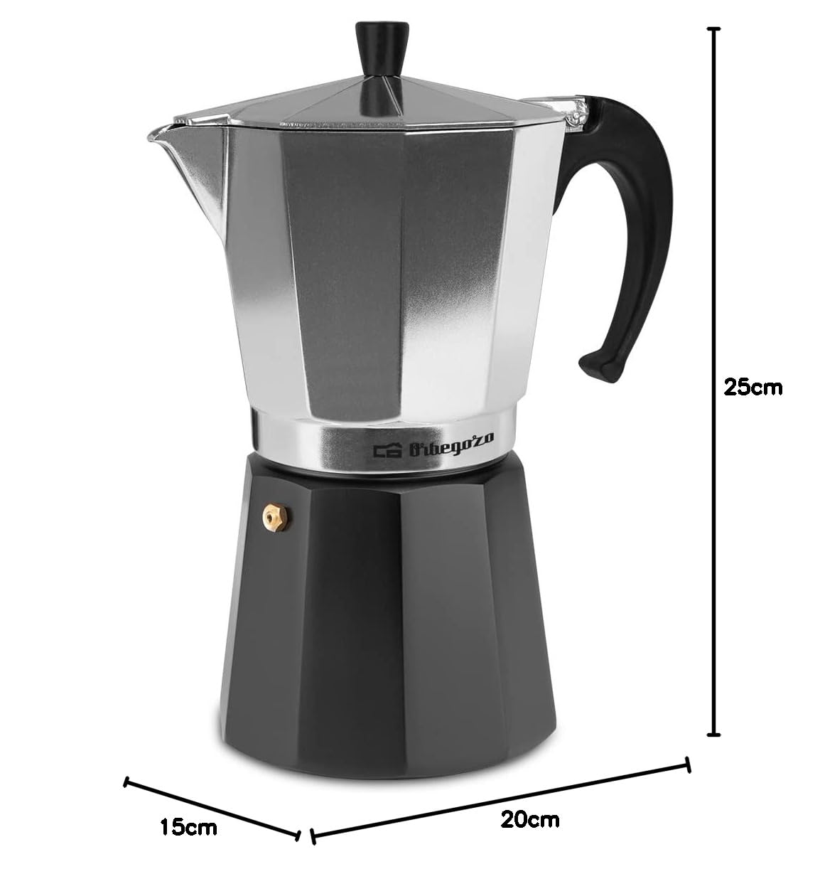 12-Cup Aluminum Coffee Maker - KFM 1230 for Home & Office Brewing | Durable & Fast Coffee Machine for Daily Use & Entertaining Guests