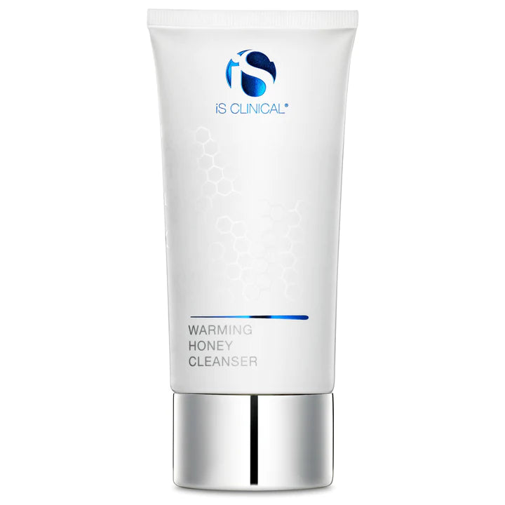 iS Clinical Warming Honey Cleanser - Hydrating Facial Cleanser with Honey for Dry & Sensitive Skin - Gentle Exfoliating & Moisturizing Face Wash - Perfect for Daily Skincare Routine & Spa-Like Experience