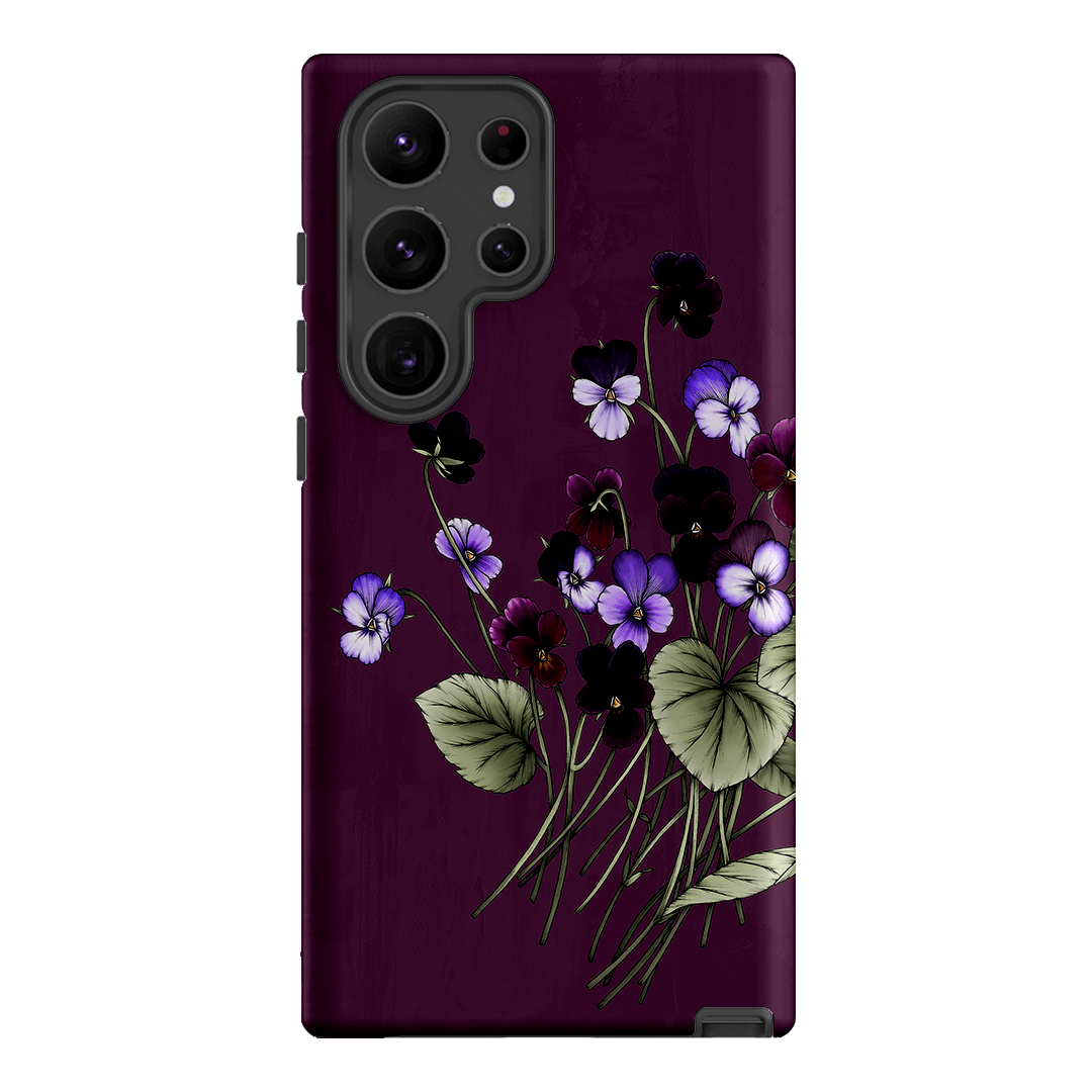 Premium Viola Pattern Phone Case - Shockproof & Slim Design for iPhone & Samsung - Perfect for Everyday Use, Travel & Gifting