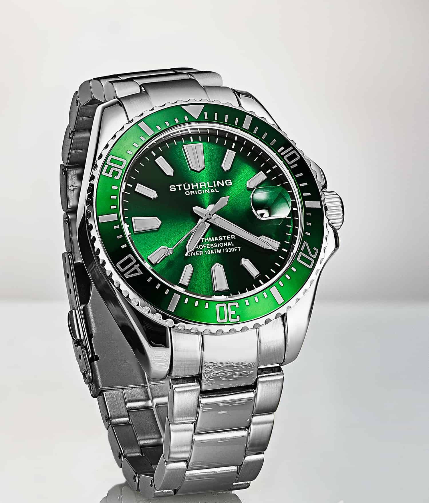 Depthmaster 3950A 42mm Quartz Diver Watch - Waterproof Luxury Dive Watch for Men - Perfect for Scuba Diving, Swimming & Outdoor Adventures