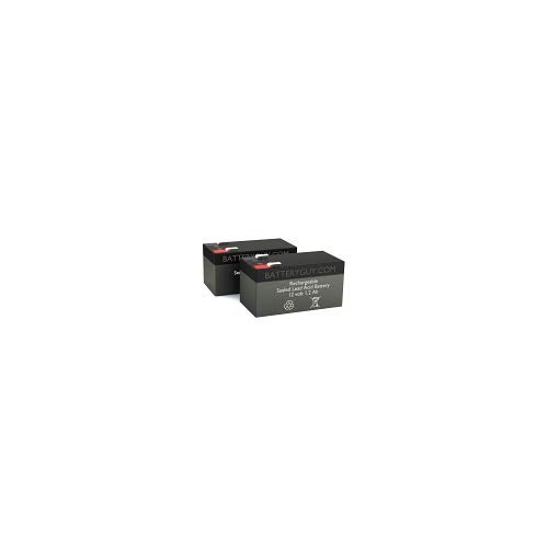 12V 1.2Ah SLA Replacement Battery (2-Pack) - Rechargeable Sealed Lead Acid Battery for UPS, Emergency Lights, Security Systems & Backup Power