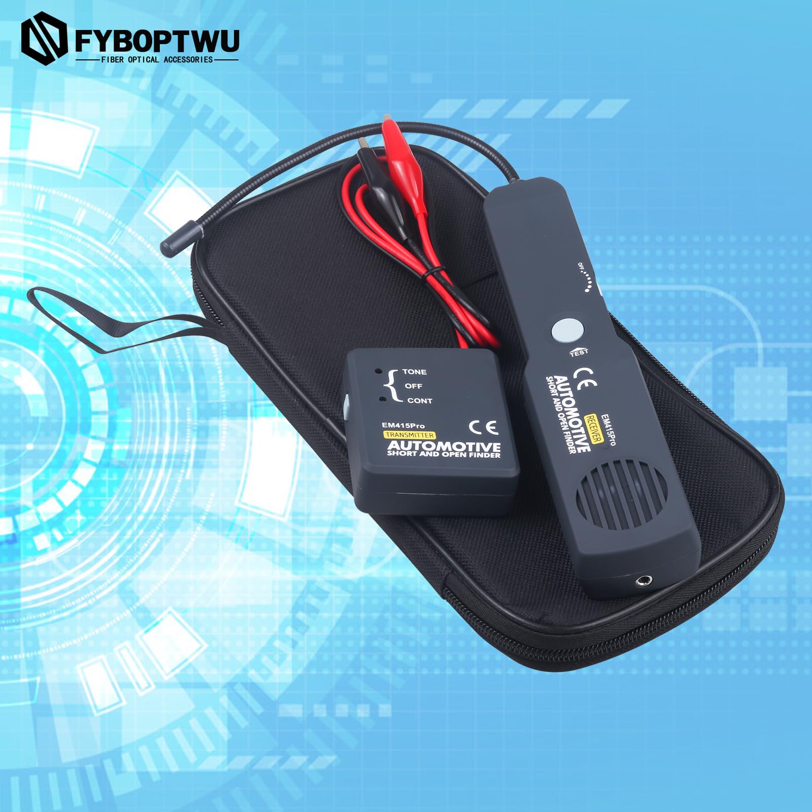 Professional Automotive Circuit Tester - Tone Generator Wire Tracker for Open & Short Circuits (6-42V DC) | Car Electrical Diagnostic Tool for Wiring Repair, Vehicle Maintenance & DIY Projects
