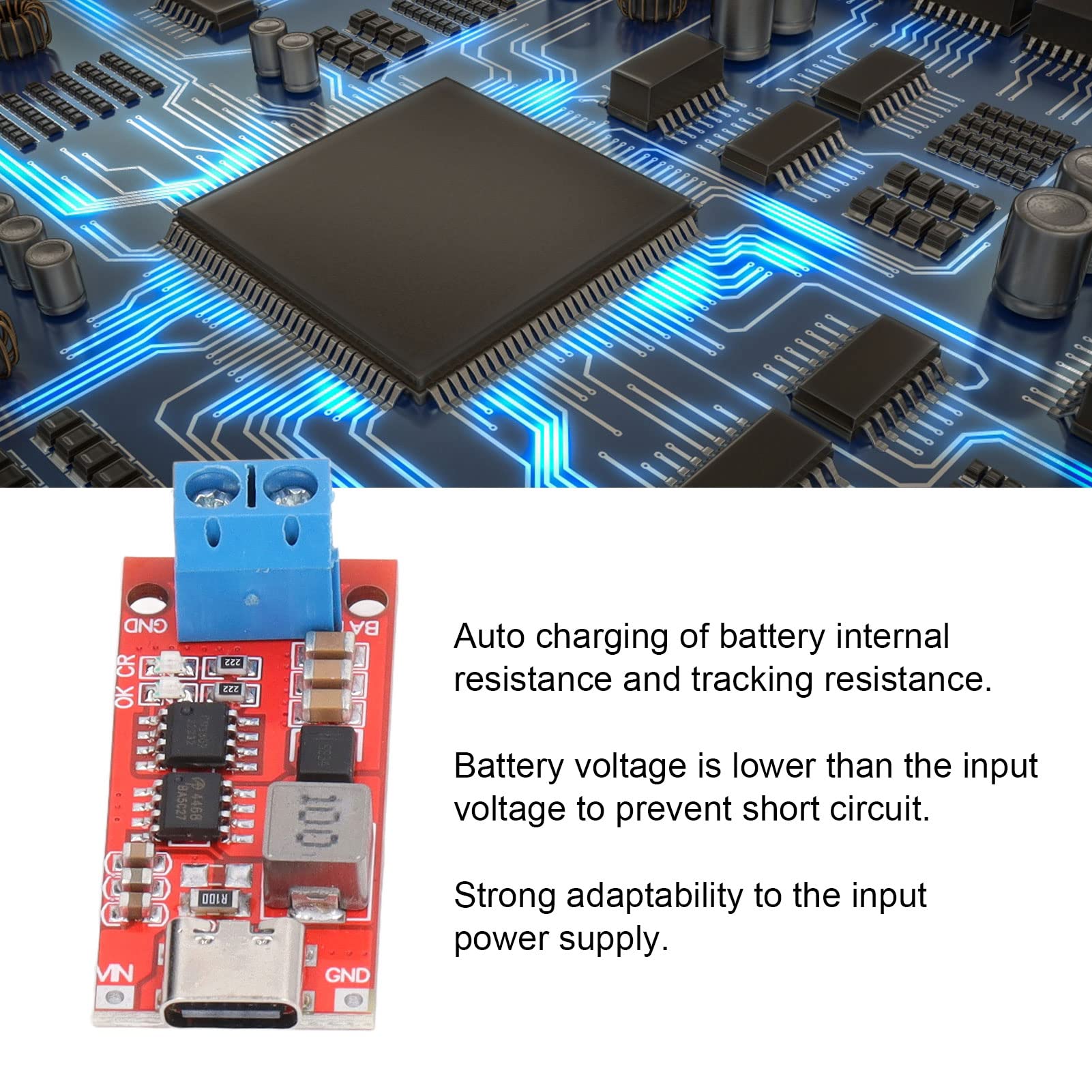 ANKROYU 1A Input 0.55A Output Step Up Boost Charging Board Module for DIY Battery Charger - Perfect for Solar Power Projects, Portable Devices & Electronics Repair