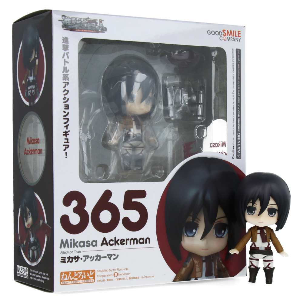 Attack on Titan Nendoroid Mikasa Ackerman Action Figure - Anime Collectible Gift for Fans | Perfect for Display, Cosplay, and Anime Conventions