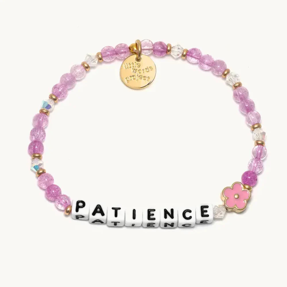 Patience Bracelet for Women & Men - Adjustable S/M Size - Perfect for Meditation, Yoga & Daily Wear