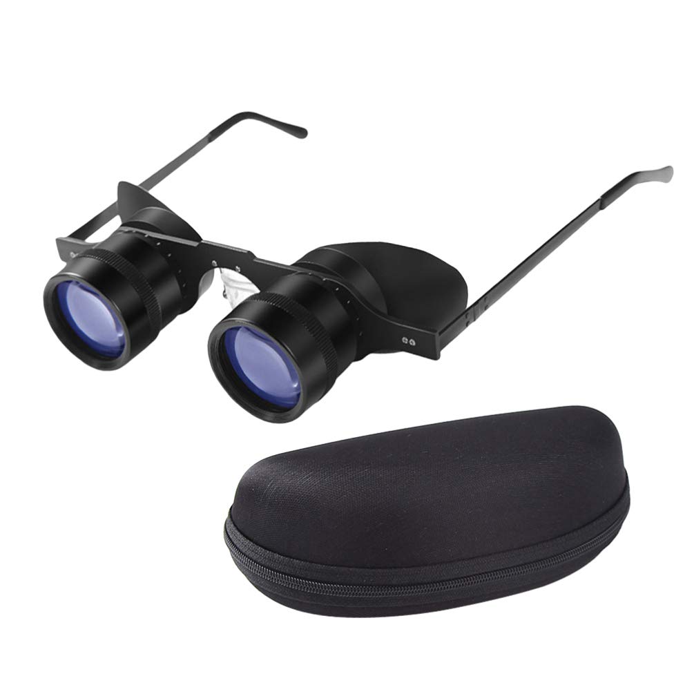 BESPORTBLE Fishing Magnifier Glasses - 1 Set Telescopic Binoculars with Magnifying Lens for Travel, Outdoor Observation & Hobby Use - Compact Pocket-Sized Magnifying Eyewear for Reading, Jewelry Inspection & Nature Exploration