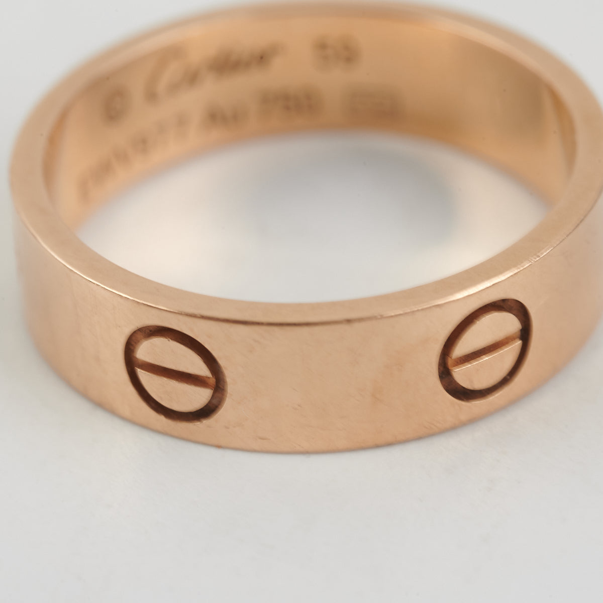 Cartier Love Ring 18K Rose Gold Size 59 - Luxury Wedding Band for Women & Men, Perfect for Engagement, Anniversary & Romantic Gifts
