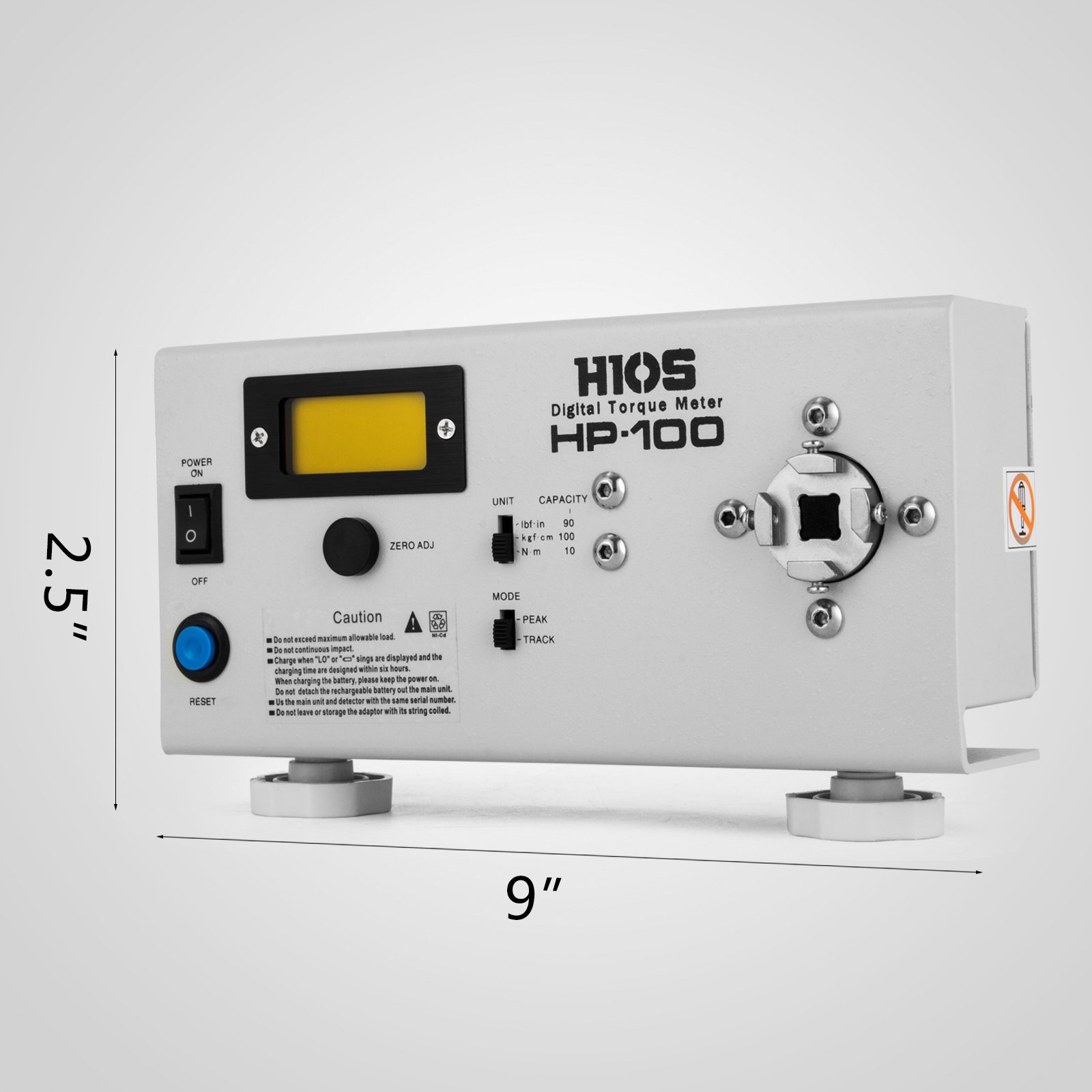 HP-100 Digital Torque Meter Screwdriver Wrench - Precision Torque Measurement Tool with 96 Hours Continuous Operation - Ideal for Automotive Repair, Electronics Assembly, and Industrial Maintenance