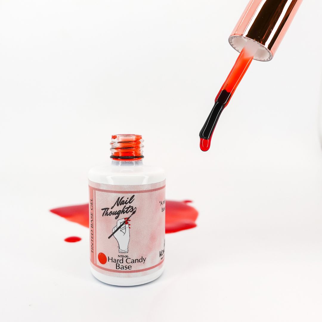NTB 06 Hard Candy Base Coat - Long-Lasting Nail Polish for Gel & Acrylic Nails - Perfect for Salon, Home Manicure & Nail Art Designs