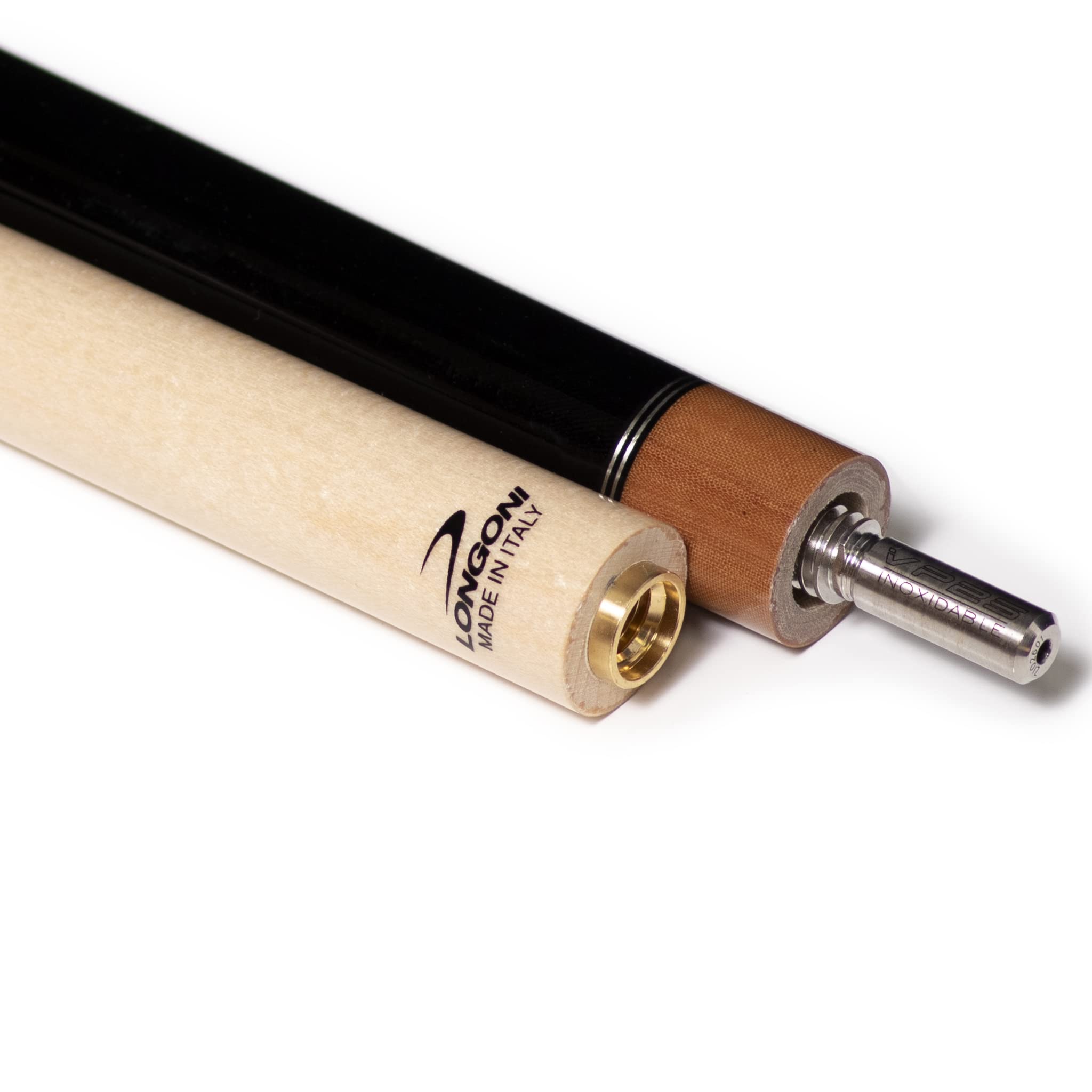 Longoni Hurricane 2 Pool Billiard Cue with Premium Maple Shaft & VP2 Joint - Professional Billiards Stick for Tournament Play & Home Game Rooms