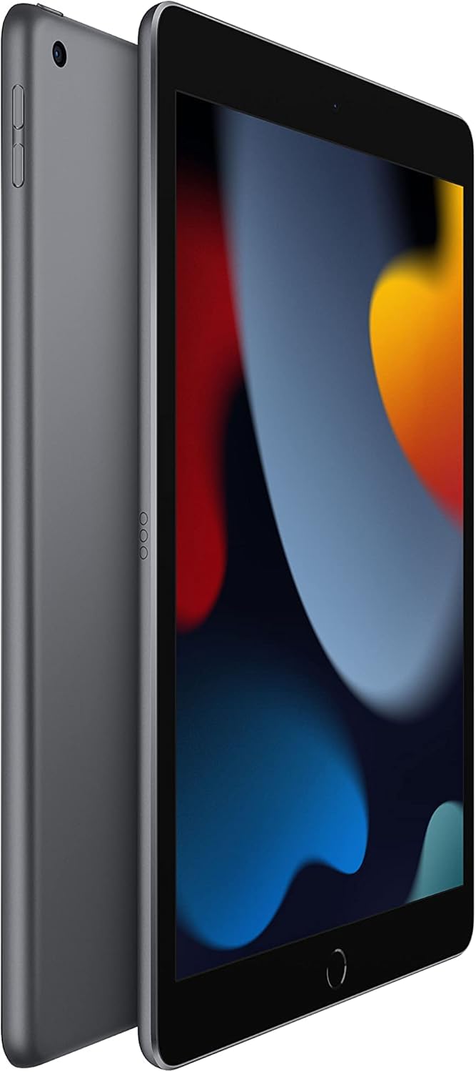 2021 Apple iPad 10.2-inch Wi-Fi 64GB Space Gray (Renewed) - Perfect for Work, Study & Entertainment