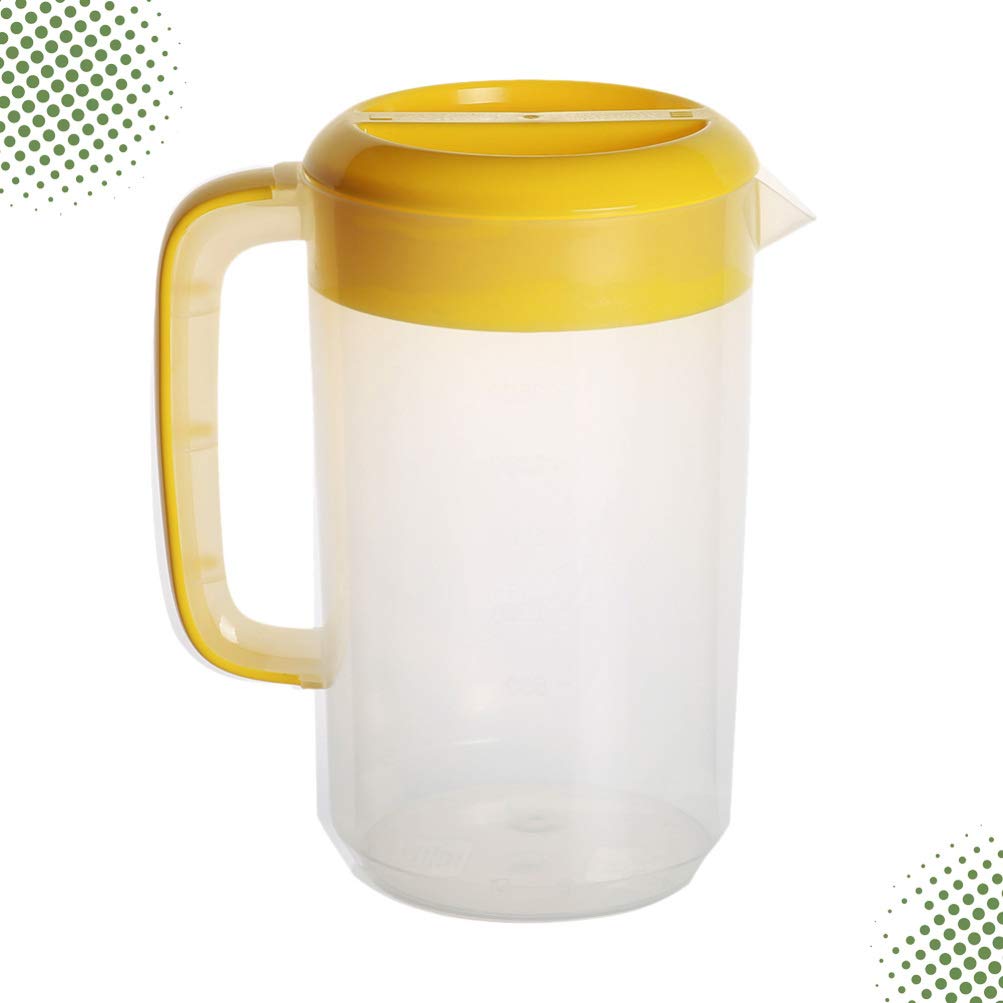 **Cabilock Clear Glass Milk Tea Pitcher with Scale - 32oz Transparent Tea Kettle for Iced Tea, Coffee & Juice - Perfect for Homemade Beverages, Measuring & Serving Cold Drinks**