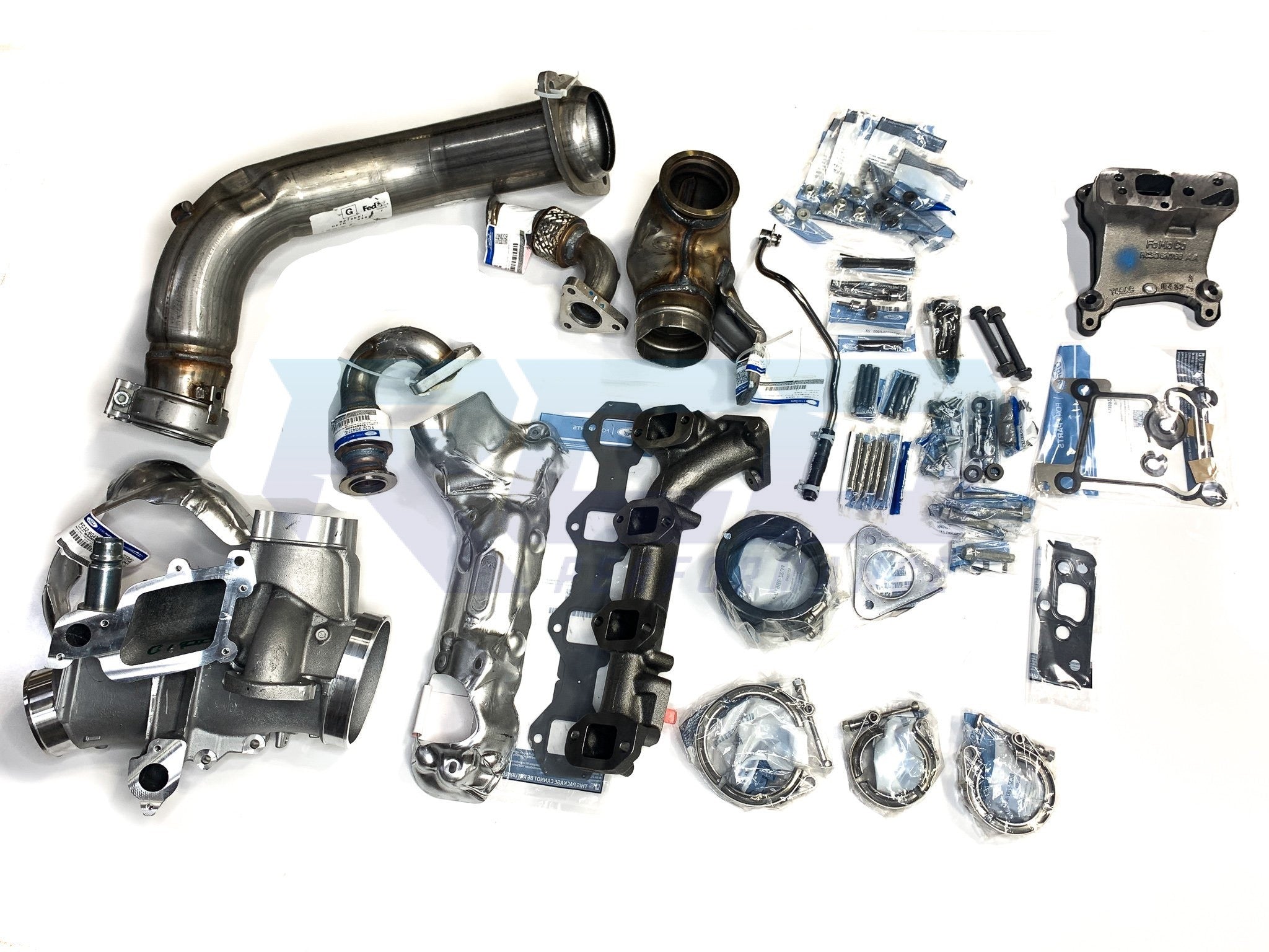 Ford Racing 6.7L Powerstroke Turbocharger Upgrade Kit for 2017+ Models - High Performance Diesel Engine Boost for Towing & Off-Road Adventures